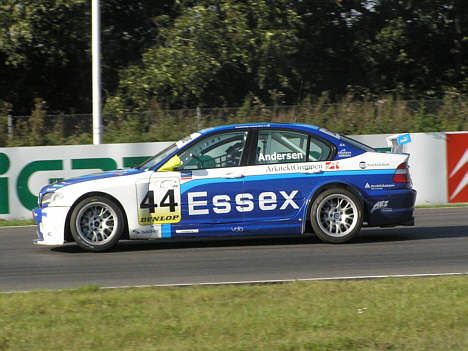 Philip i sin BMW på Padborg Park.